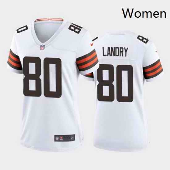 Women Jarvis Landry Cleveland Browns Nike Rush Limited Vapor Untouchable Jersey White